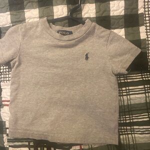 Nice used polo shirts baby gray size  9m